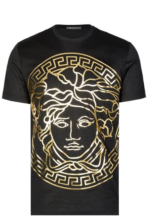 versace jeans couture medusa shirt grey|versace medusa shirt men's uk.